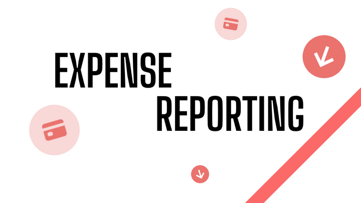 An image depicting the title of this article: expense reporting